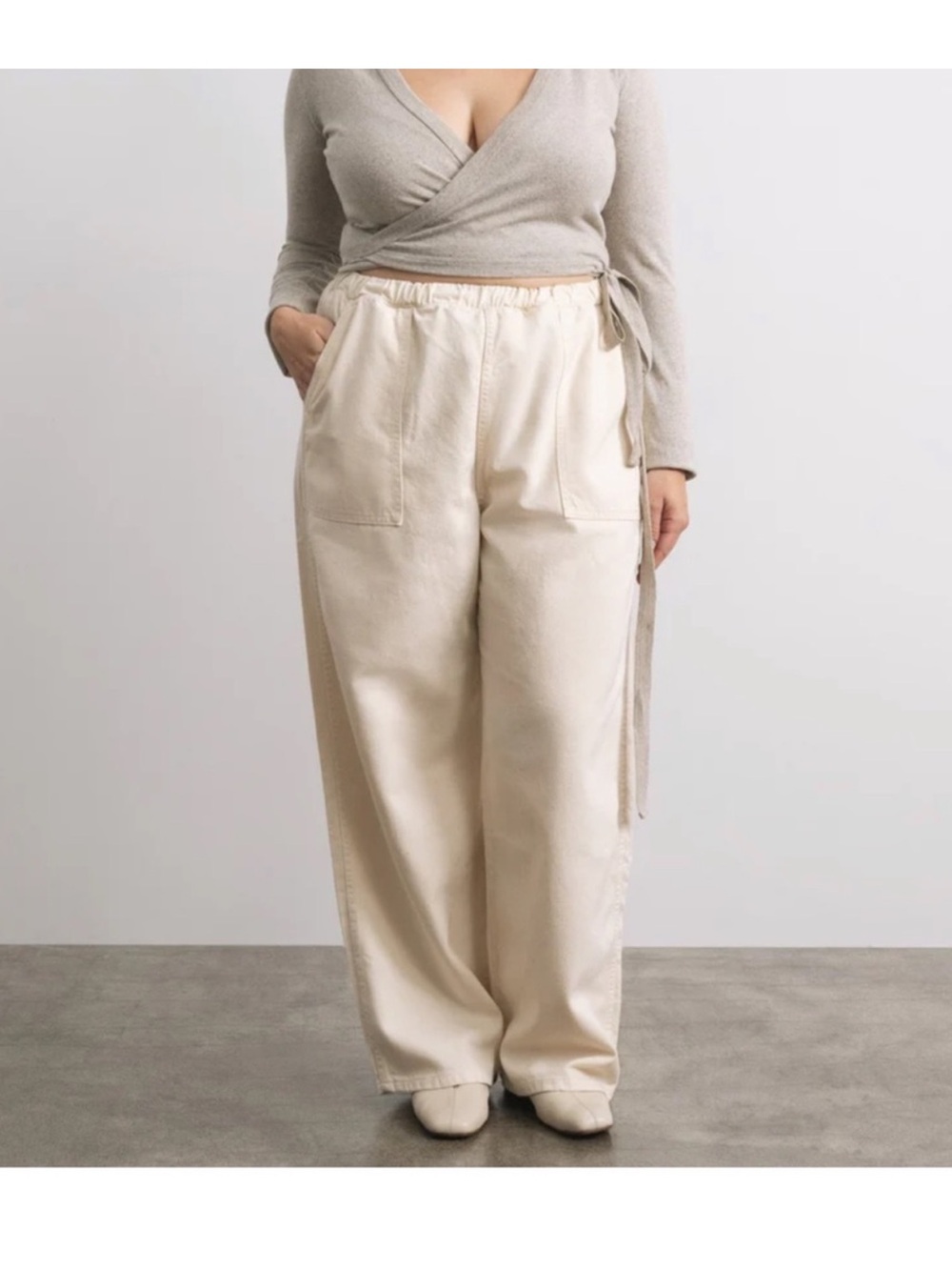 OZMA Juno pants in Putty